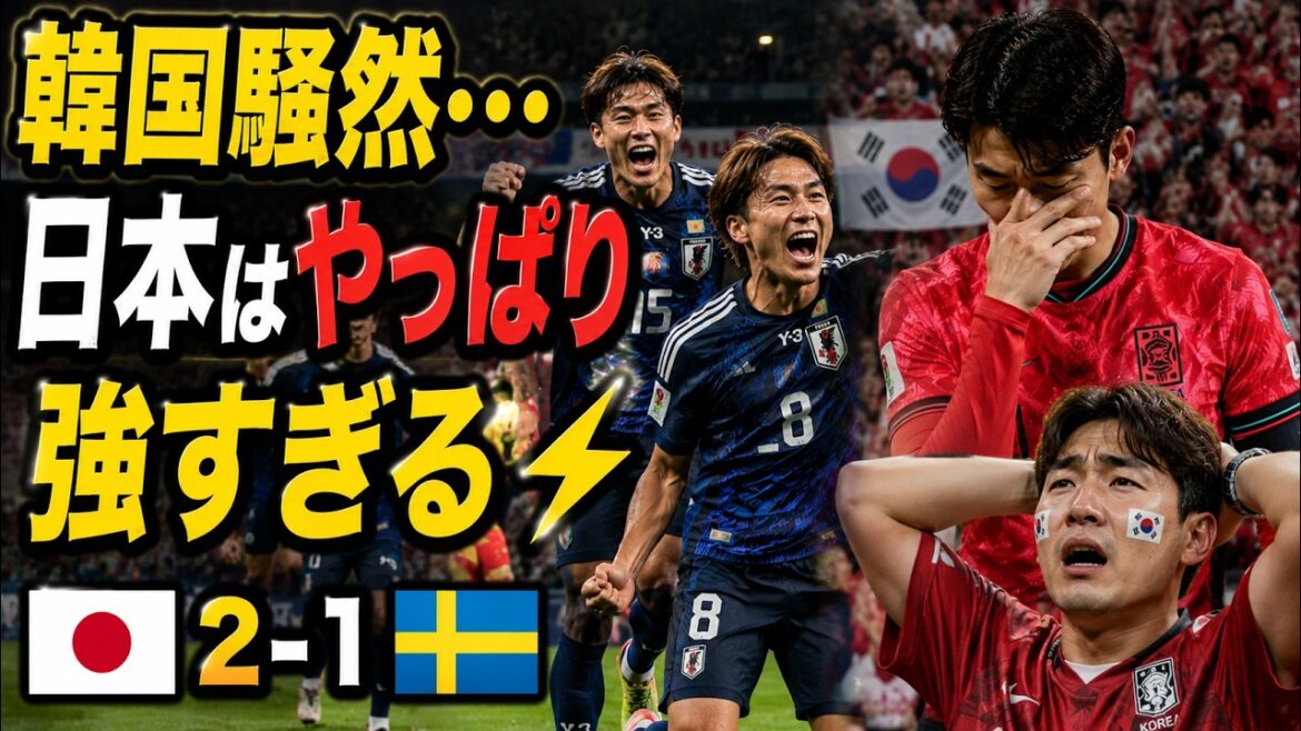 [La Corée est en émoi]« Le Japon semble être haineux après tout… » Les fans de football coréens sont en émoi face à la bataille acharnée entre l'équipe nationale japonaise et la Suède ! Quelles ont été les véritables pensées qui sont ressorties après le match ?[Réactions à l'étranger/Coupe du monde d'Amérique du Nord et d'Amérique centrale]