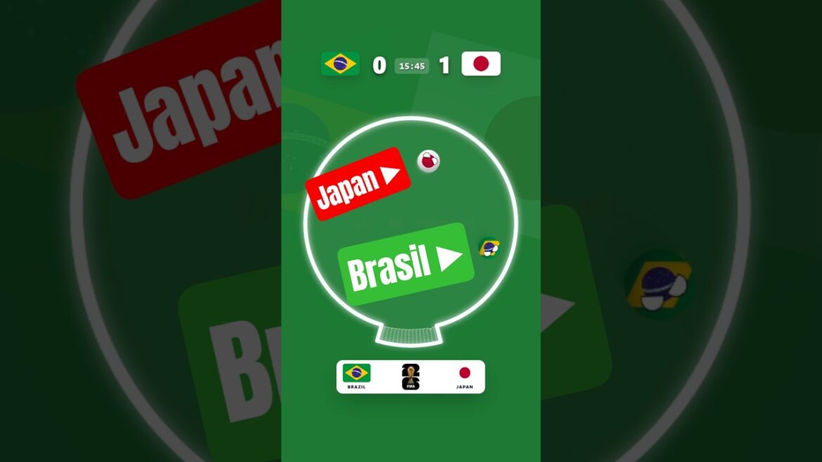 Qui sera éliminé ? Brésil - Japon | Coupe du monde de la FIFA #worldcup
