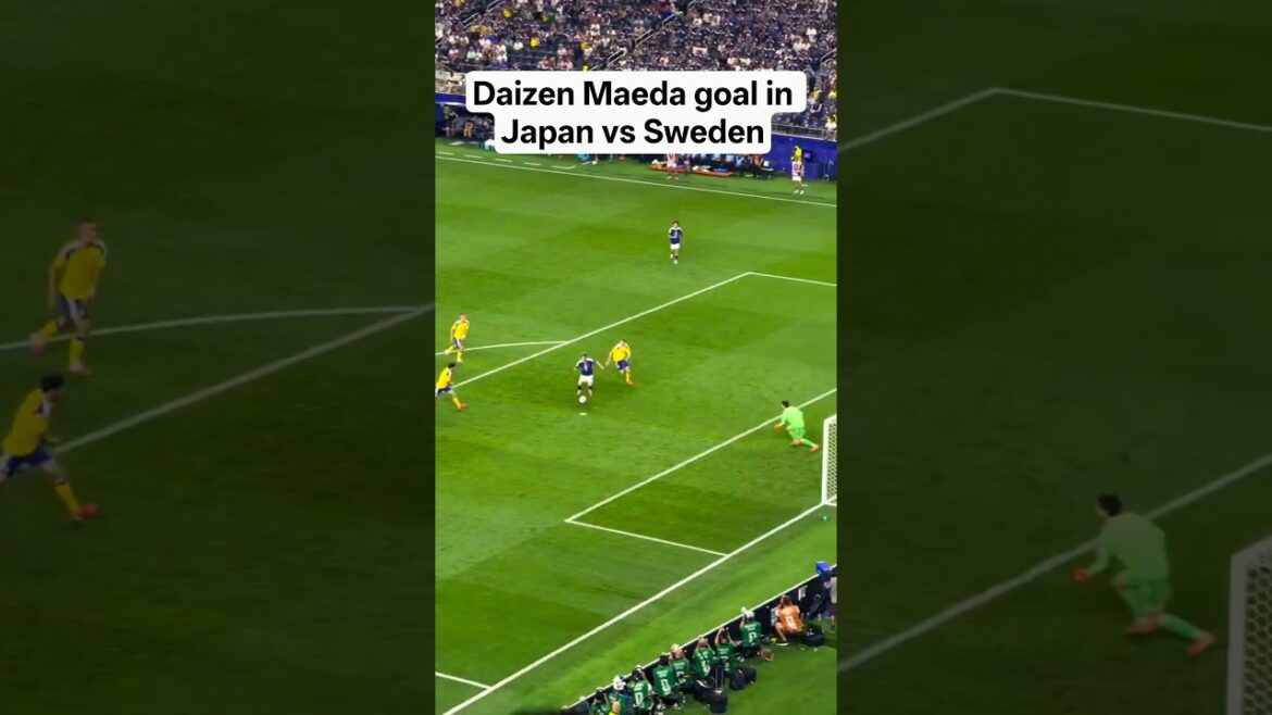 But de Daizen Maeda au Japon contre la Suède #maeda #diazenmaeda #japan #sweden #worldcup2026 #fifaworldcup