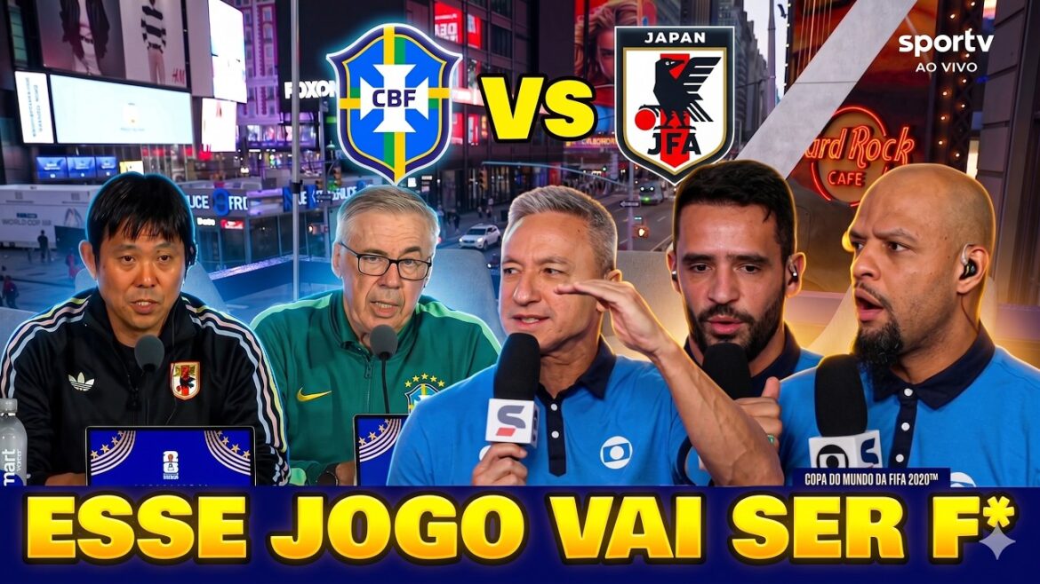 PAULO NUNES EST TRÈS EXCITÉ ! "CONFIDENT AU BRÉSIL CONTRE LE JAPON"