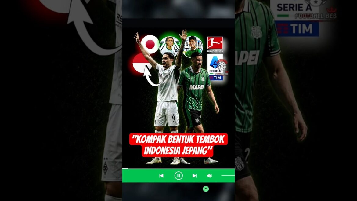 CRÉEZ UN DUO DE DÉFENSEURS JAPONAIS INDONÉSIENS ! COMPACT DE SASSUOLO ET DE MONCHENGLADBACH POUR CONSTRUIRE UN MUR ASIATIQUE EN EUROPE