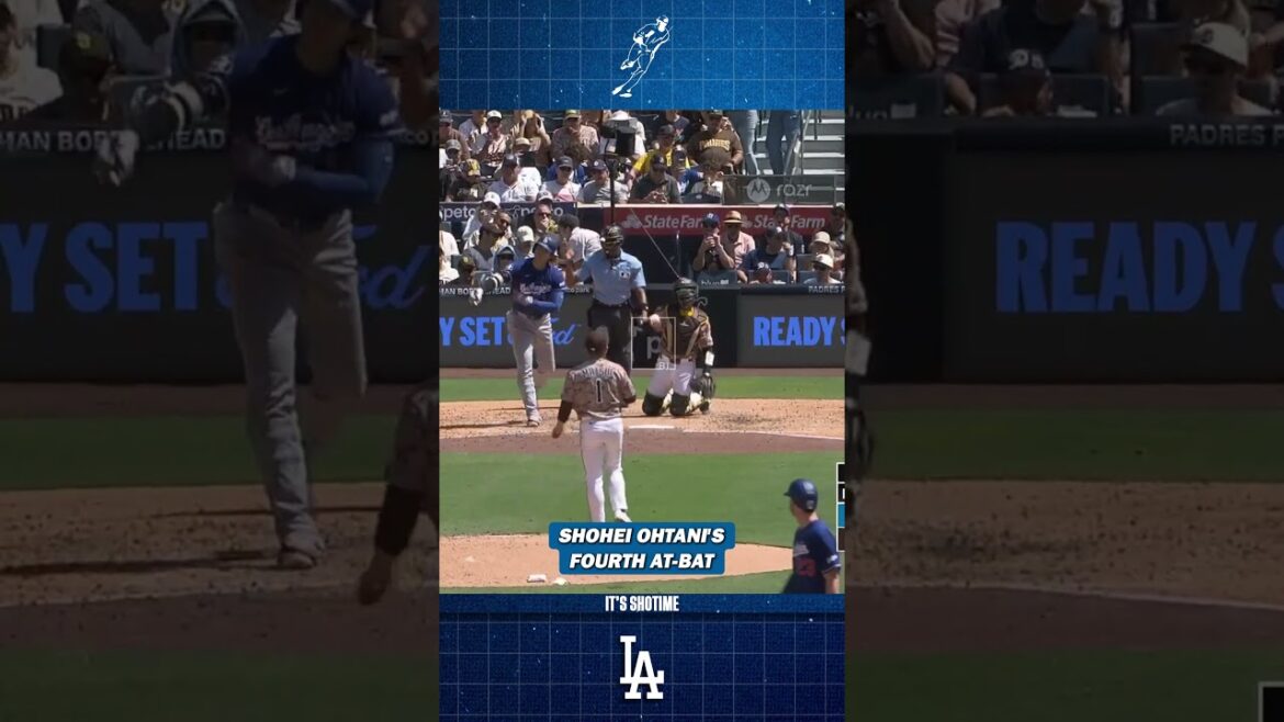 Quatrième match 3 au bâton contre les Padres de Shohei Ohtani