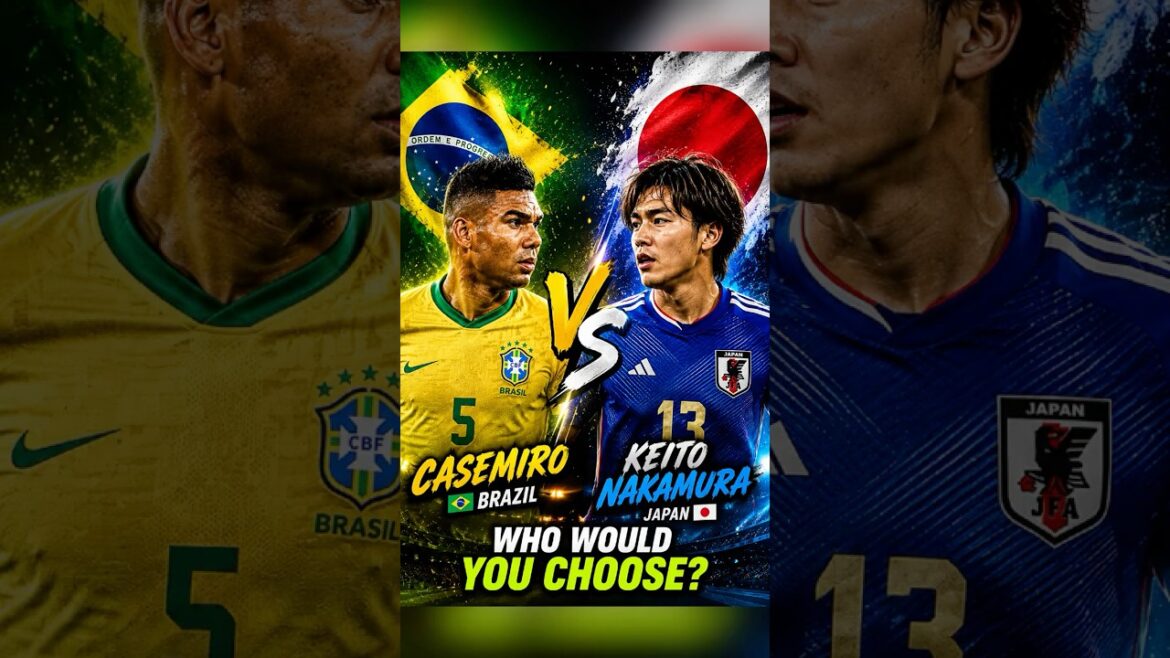 Japon vs Brésil : la comparaison des joueurs que personne n'a demandée 👀