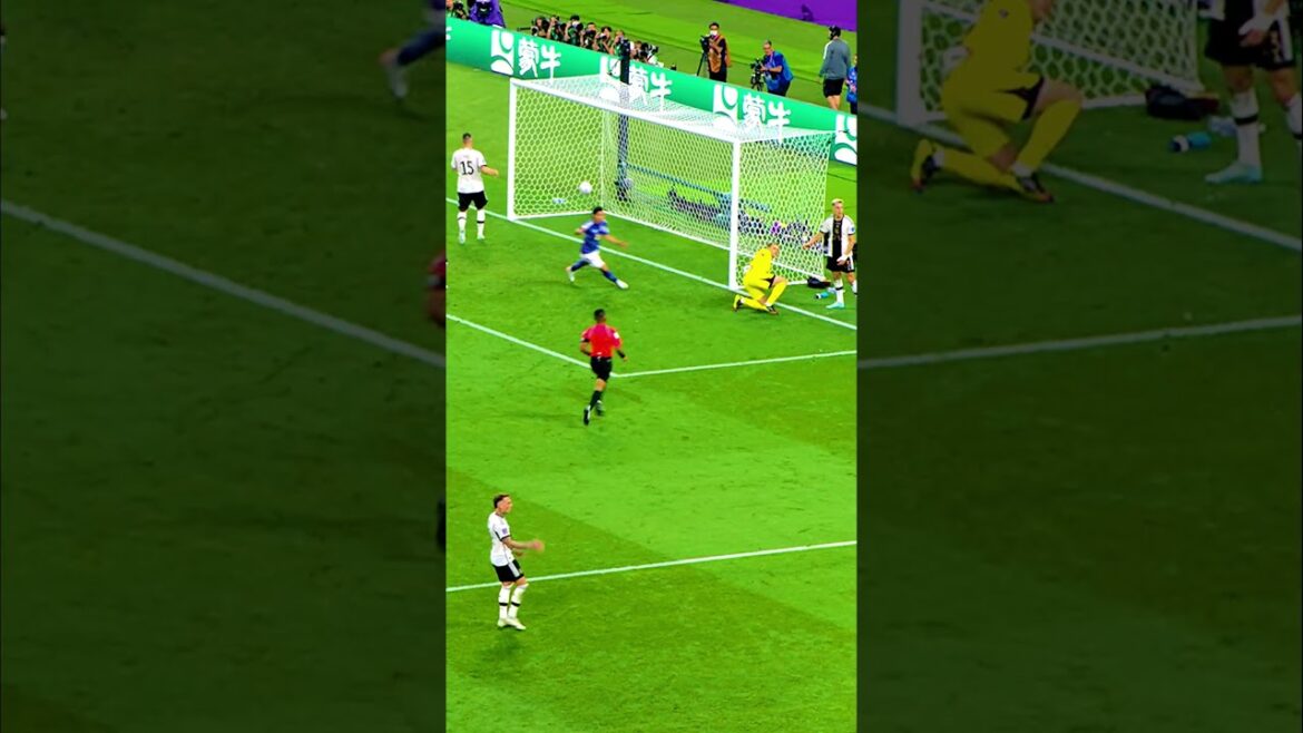 Japon contre Allemagne 2-1 | Une Coupe du Monde épique bouleversée ⚽#shorts #edit