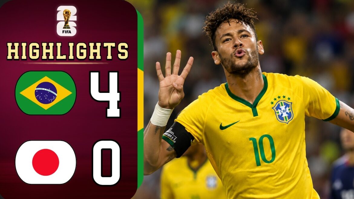 Brésil contre Japon | Le jour où Neymar a choqué le Japon avec quatre buts !