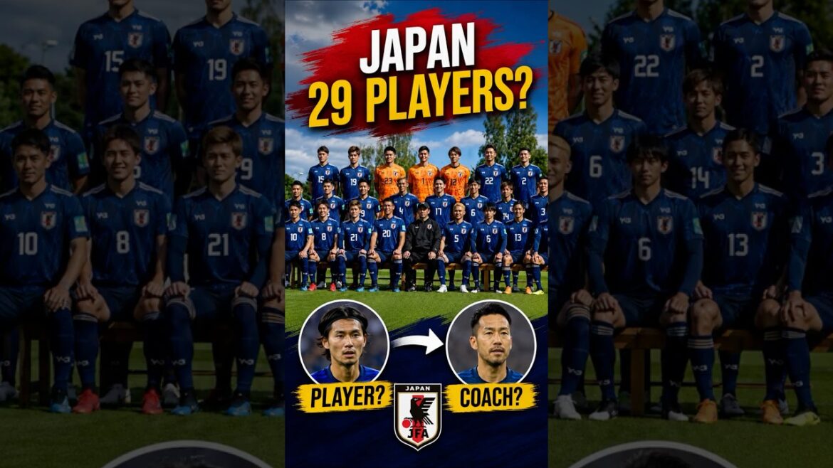 Le secret de la Coupe du monde à 29 joueurs du Japon 👀 ⭐ #worldcup Le secret de la Coupe du monde à 29 joueurs du Japon 👀 ⭐ #worldcup