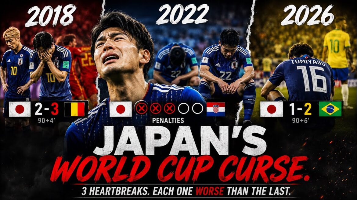 La malédiction du Japon lors de la Coupe du Monde expliquée | Coupe du monde Brésil-Japon 2026