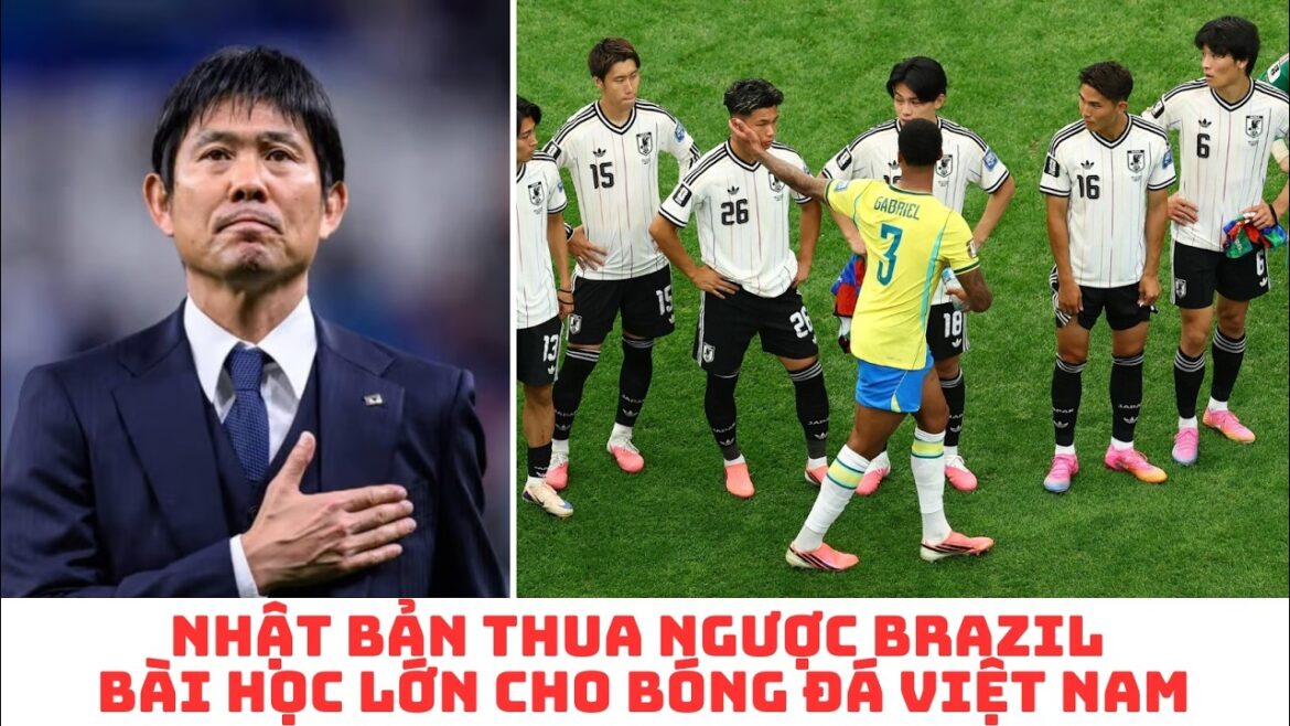 Le Japon a perdu contre le Brésil - sélectionneur Hajime Moriyasu - leçon pour le football vietnamien