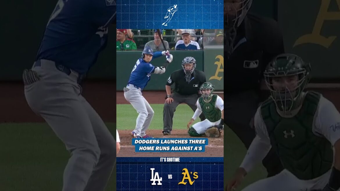 Shohei Ohtani termine la soirée de 3 circuits des Dodgers avec une explosion massive