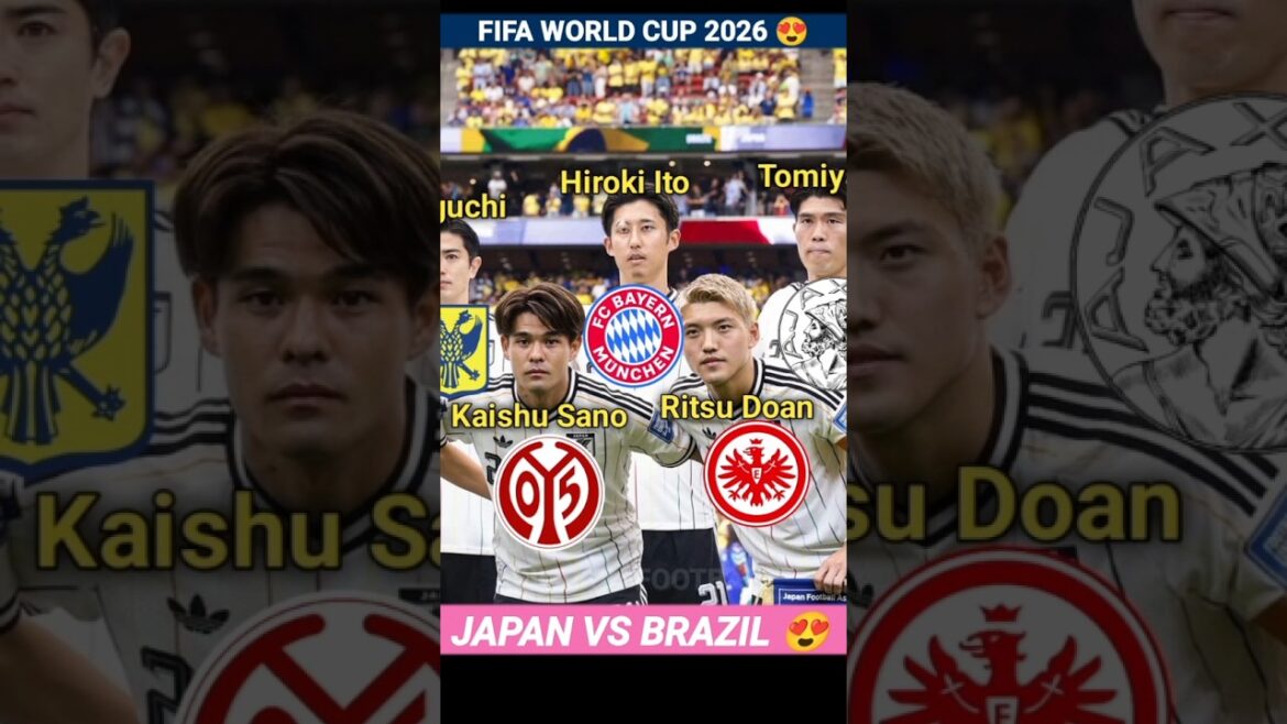 🇯🇵 Japon 1 - 2 Brésil 🇧🇷 | COUPE DU MONDE DE LA FIFA 2026 en huitièmes de finale 😱 | Clubs de jeu actuels 🔥