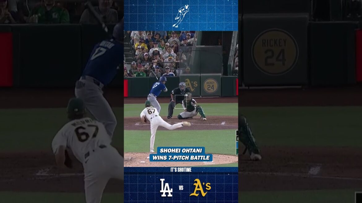 Shohei Ohtani le bat après 7 lancers au bâton