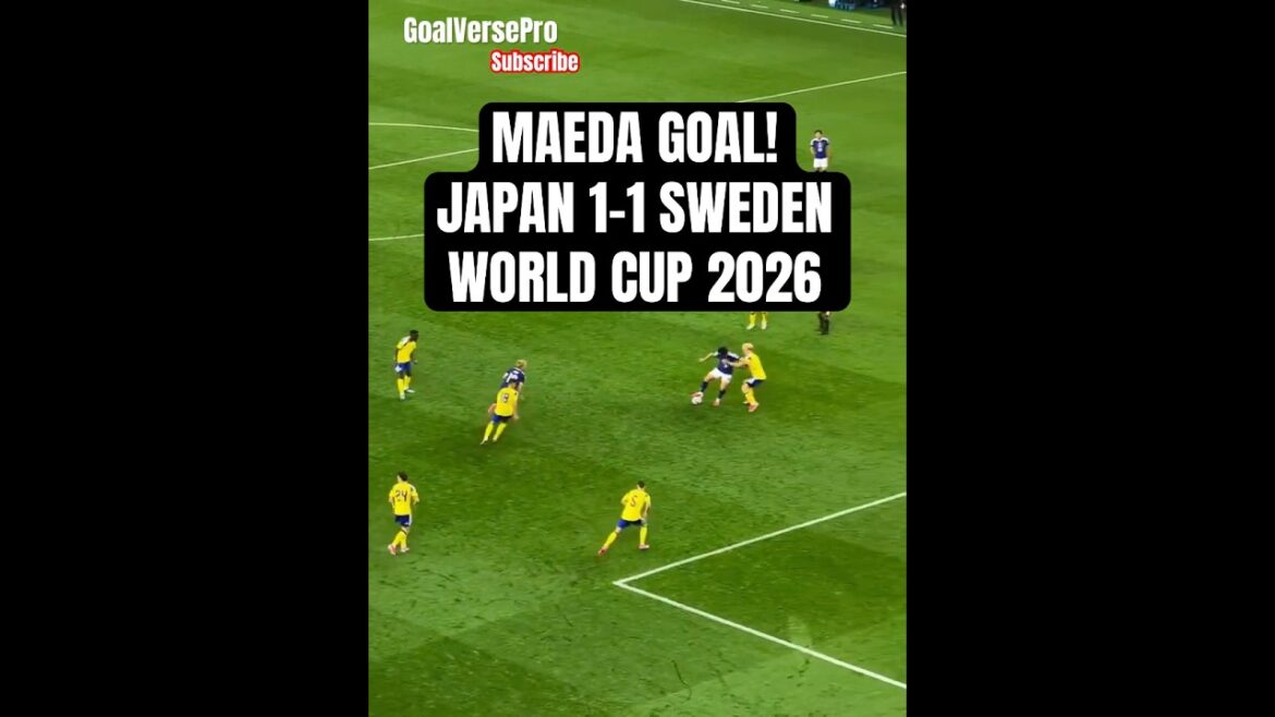 Objectif Daizen Maeda ! Japon 1-1 Suède | Samurai Blue : faits saillants de la Coupe du Monde de la FIFA 2026 Objectif Daizen Maeda ! Japon 1-1 Suède | Samurai Blue : faits saillants de la Coupe du Monde de la FIFA 2026