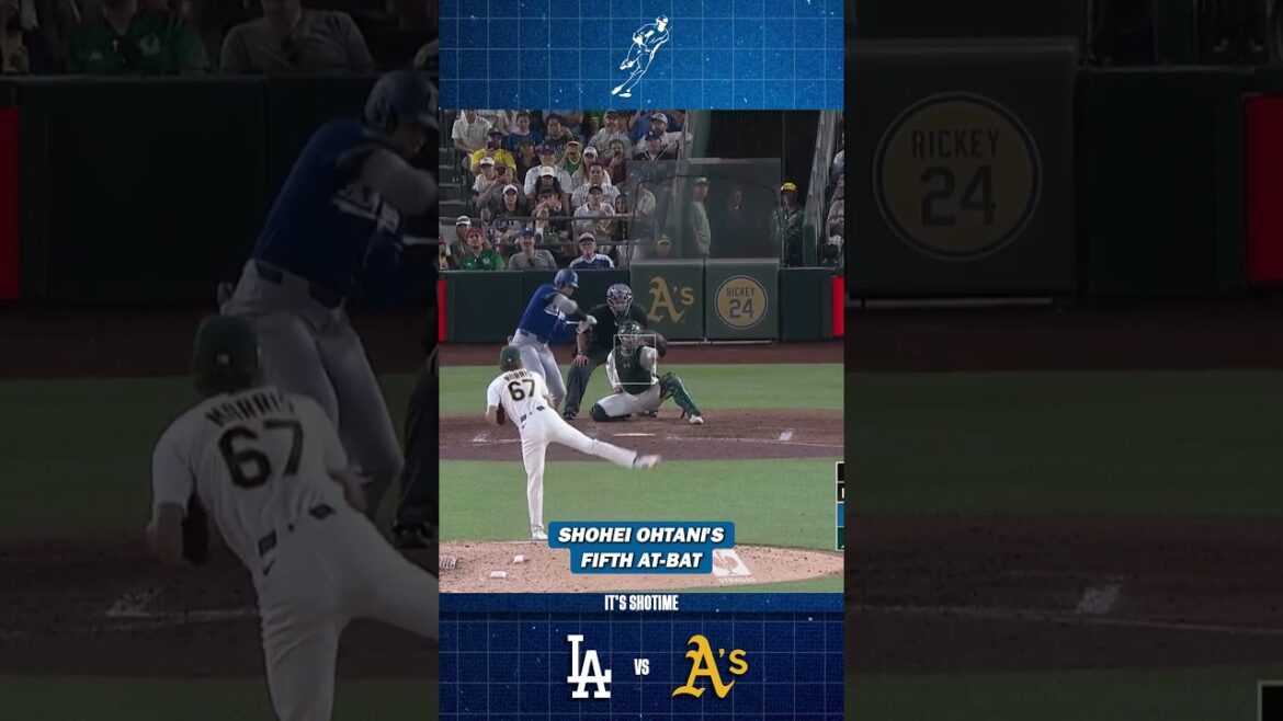 Cinquième match au bâton contre l'athlétisme de Shohei Ohtani 1