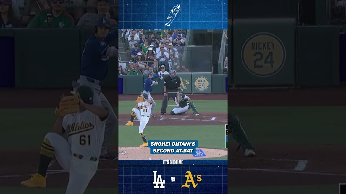 Deuxième match au bâton contre l'athlétisme de Shohei Ohtani 1