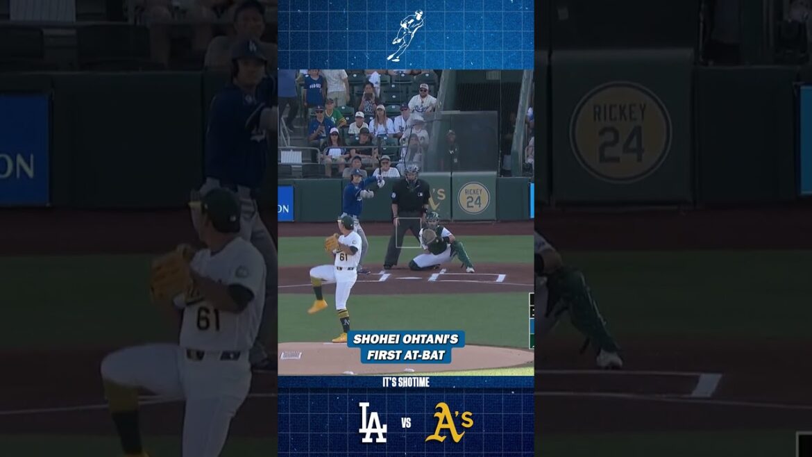 Premier match au bâton contre l'athlétisme de Shohei Ohtani