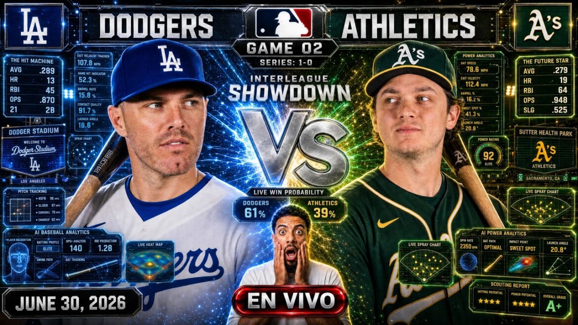 DODGERS 🆚 ATHLÉTISME 🟥 EN DIRECT 🟥 | NARRATION AUJOURD'HUI 30/06/26