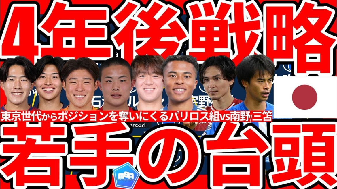 [Stratégie de l'équipe nationale japonaise en 4 ans/Focus sur la montée de nouveaux jeunes joueurs]Nous attendons avec impatience la croissance de DF Ichihara Ikone, FW Yoshida Minato, MF Kibuki Shota, etc., MF Matsuki Kuo/MF Fujita Joru Chima, et d'autres, et la contre-attaque de MF Minamino Takumi/MF Mitoma Kaoru.