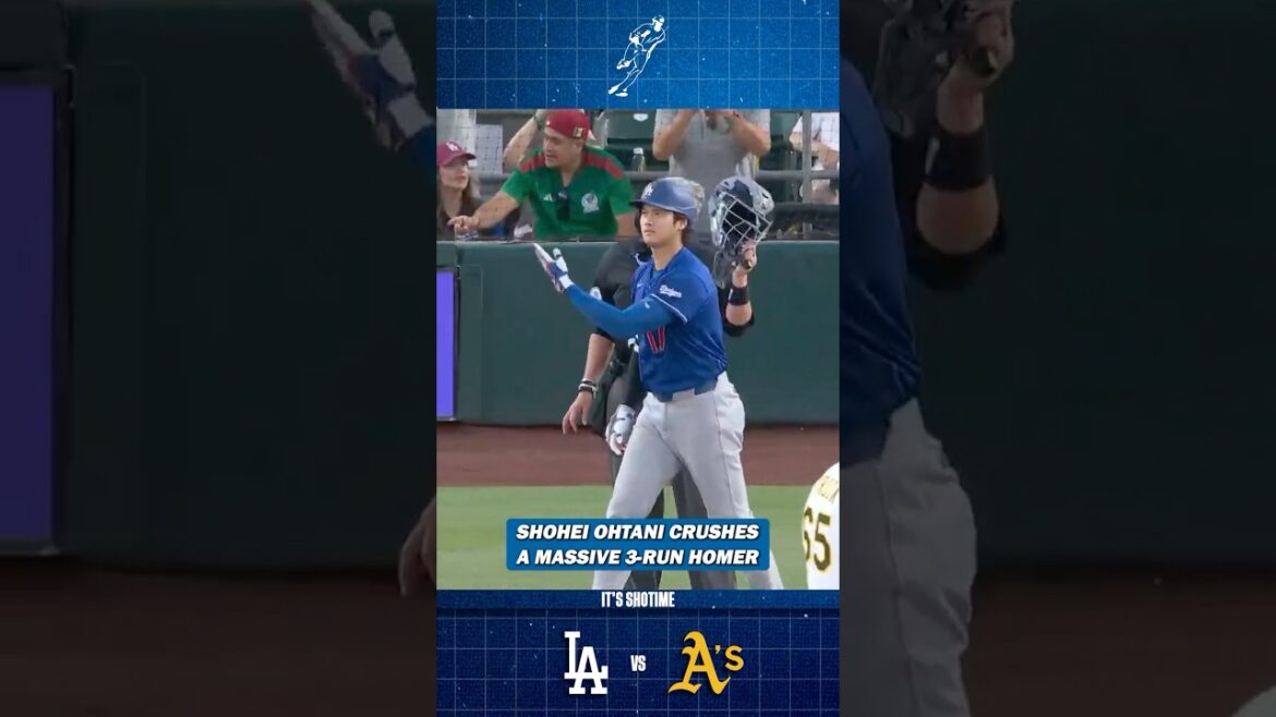 Shohei Ohtani écrase un circuit de 432 pieds en 3 points et des bat flips Shohei Ohtani écrase un circuit de 432 pieds en 3 points et des bat flips