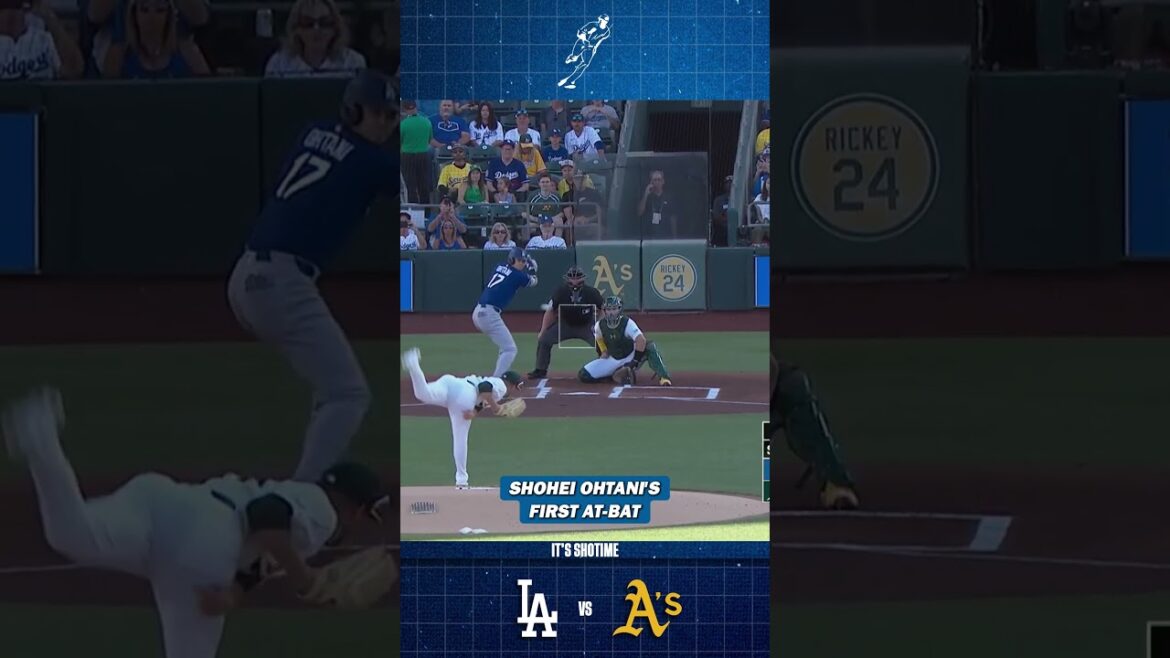 Premier match au bâton contre l'athlétisme de Shohei Ohtani 2