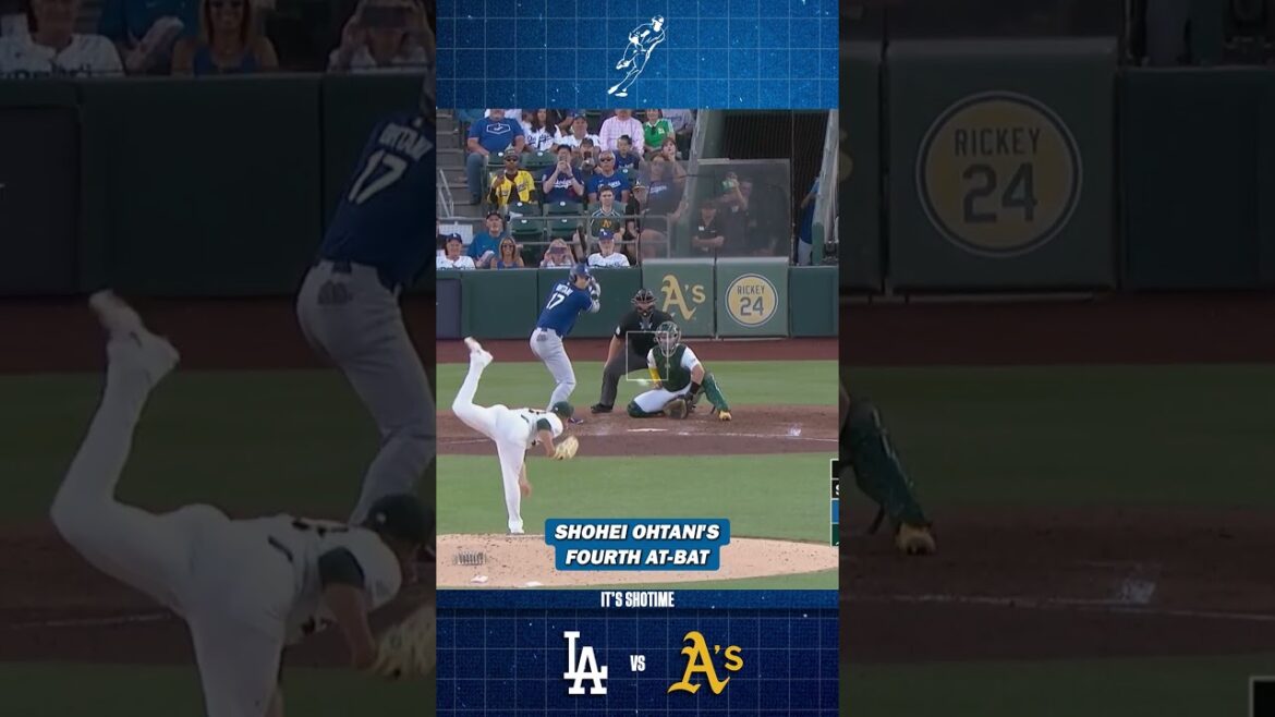 Quatrième match au bâton contre l'athlétisme de Shohei Ohtani 2