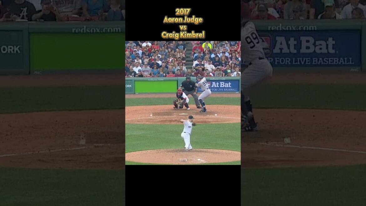 Aaron Judge contre Craig Kimbrel 2017 MLB tous les pitchs des Yankees de New York Aaron Judge #shorts