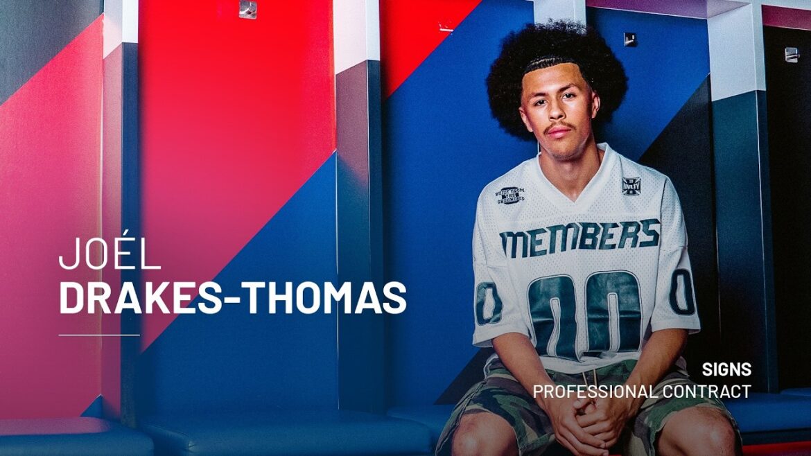 Joél Drakes-Thomas signe son contrat professionnel Joél Drakes-Thomas signe son contrat professionnel