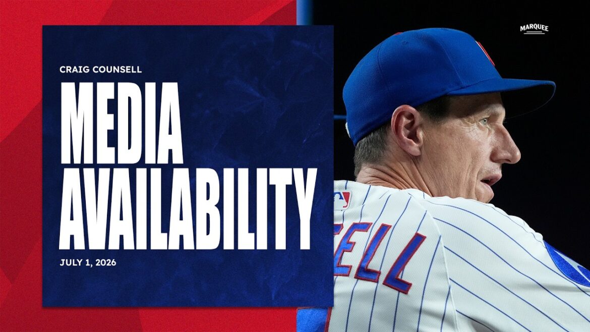 CRAIG COUNSELL : Le retour de Seiya Suzuki et le point sur la blessure d'Edward Cabrera | Son des vestiaires des Cubs