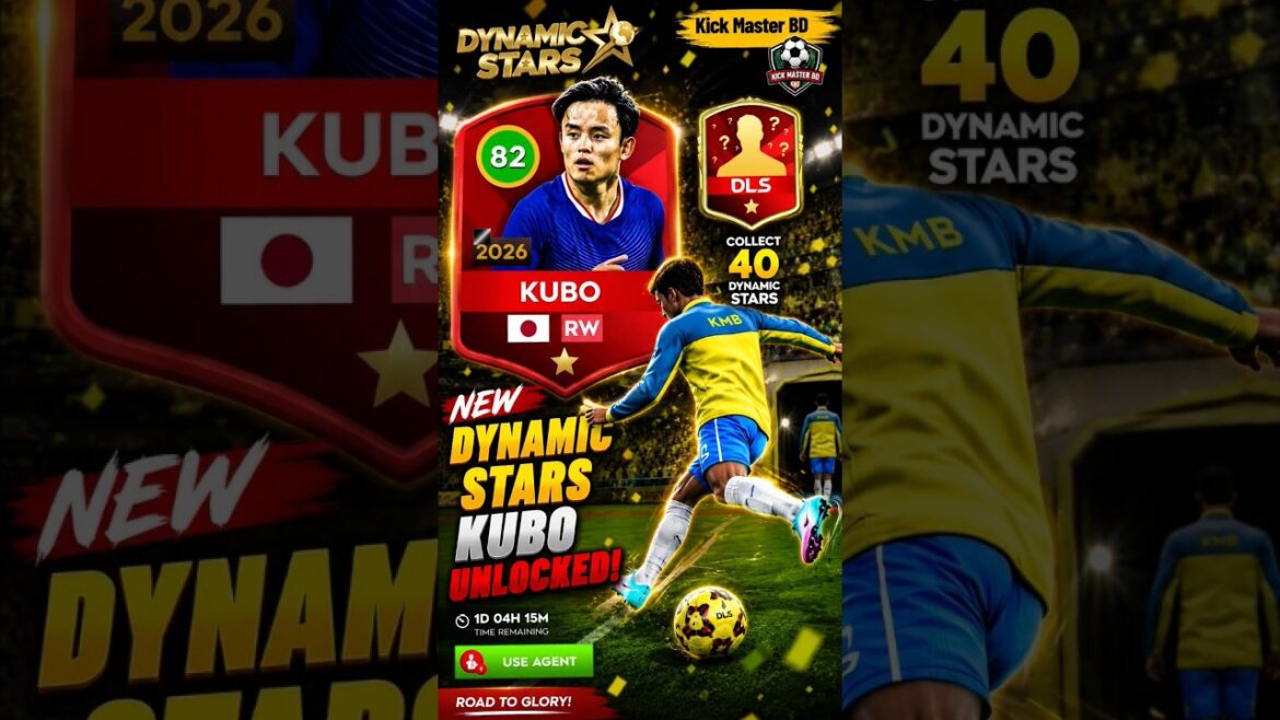 💥DÉBLOQUEZ #kubo ÉVALUÉ À 82 ! Nouvel événement #dynamic #stars en #dls26 ! 🇯🇵 | En route vers la gloire #fifa #worldcup 💥DÉBLOQUEZ #kubo ÉVALUÉ À 82 ! Nouvel événement #dynamic #stars en #dls26 ! 🇯🇵 | En route vers la gloire #fifa #worldcup
