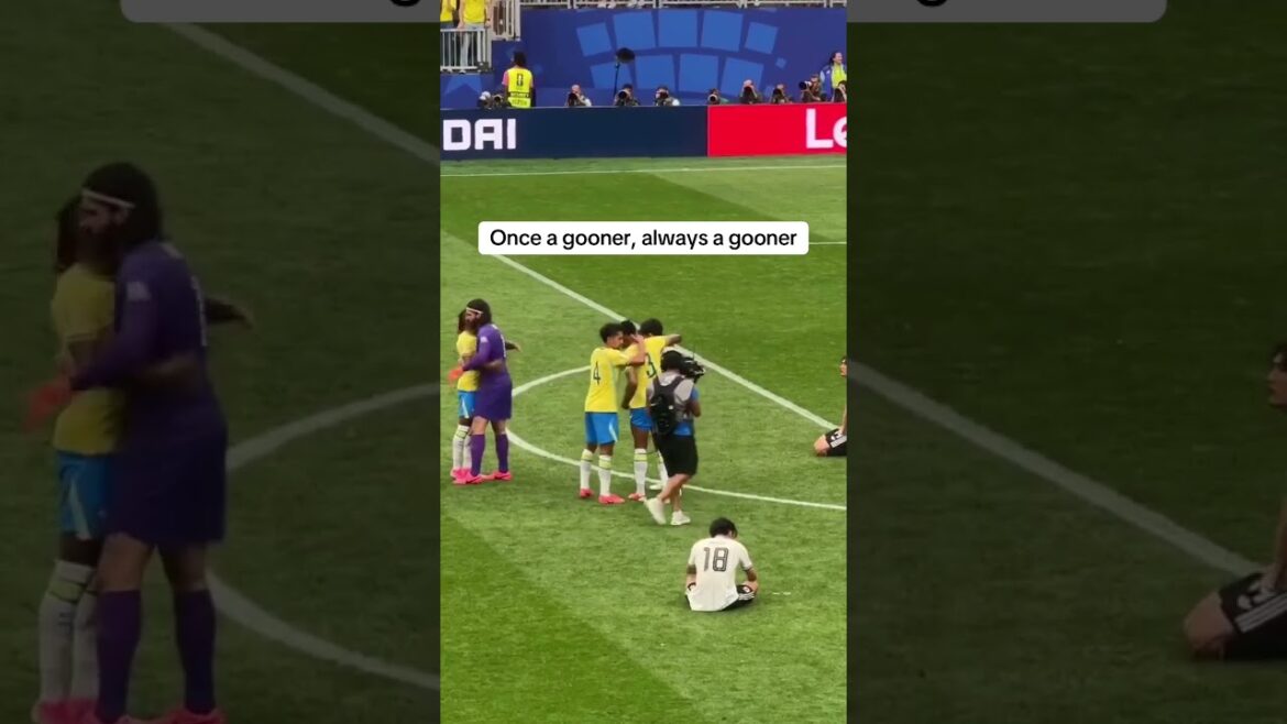 Gabriel Magalhães console Takehiro Tomiyasu après que le Brésil ait éliminé le Japon de la Coupe du monde Gabriel Magalhães console Takehiro Tomiyasu après que le Brésil ait éliminé le Japon de la Coupe du monde