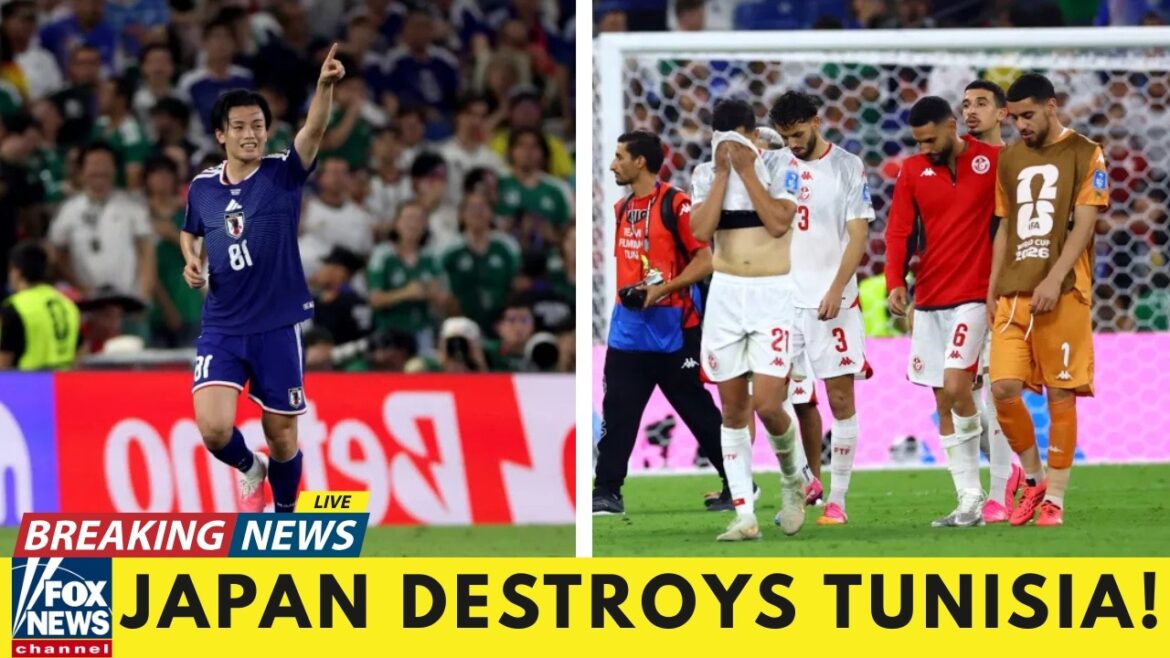 Le Japon DÉTRUIT la Tunisie 4-0 ! Le doublé d'Ayase Ueda envoie un avertissement pour la Coupe du monde