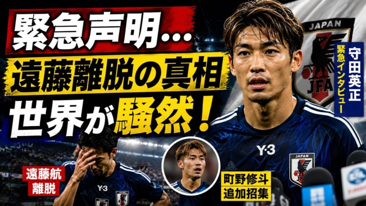[Agitation à l'étranger]Hidemasa Morita fait une déclaration d'urgence ! Quelle est la « vraie signification » du retrait de Wataru Endo et du rappel supplémentaire de Shuto Machino ?