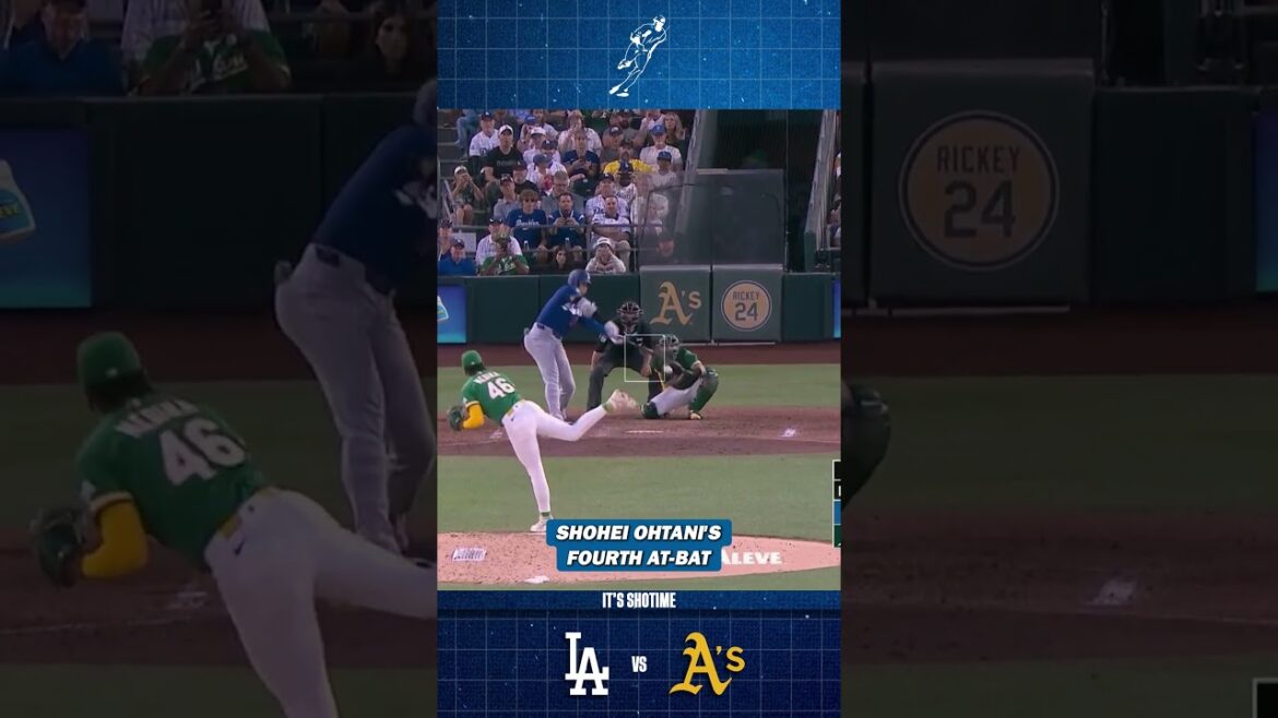 Quatrième match au bâton contre l'athlétisme de Shohei Ohtani 3
