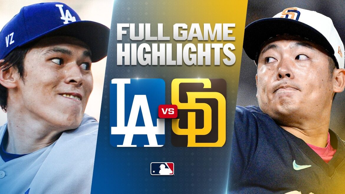 DODGERS contre PADRES : faits saillants officiels du match complet (26 juin) | Saison MLB 2026 (Shohei Ohtani) DODGERS contre PADRES : faits saillants officiels du match complet (26 juin) | Saison MLB 2026 (Shohei Ohtani)