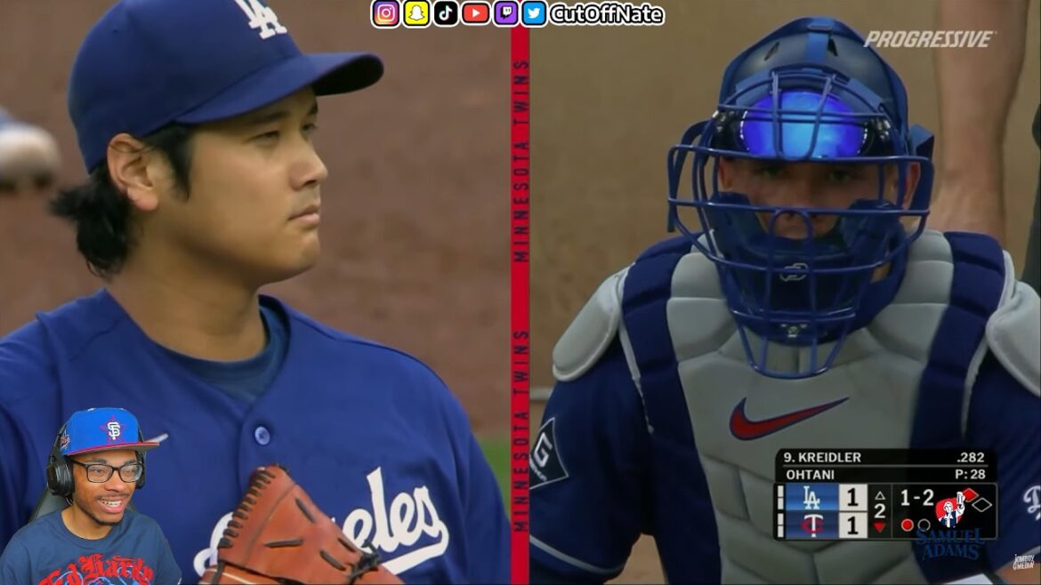Réaction de CutOffNate à Jomboy Media – Shohei Ohtani se bat avec son receveur, une panne