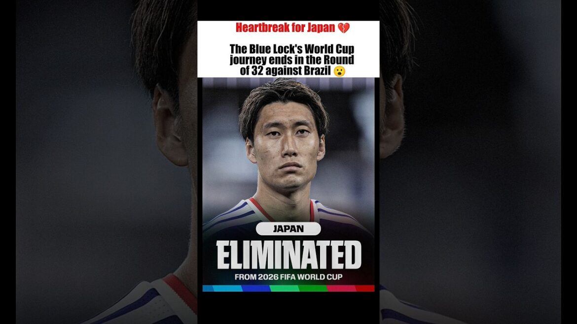 Le voyage de la Coupe du monde au Japon se termine ici 💔 #football