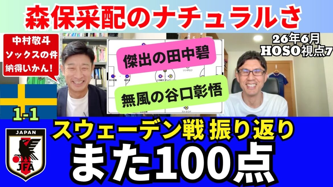 Encore 100 points, le bilan de M. Hosoe sur le match contre la Suède. Nous ne comprenons pas pleinement le caractère naturel du leadership de Moriyasu. L’exceptionnel Aoi Tanaka et le silencieux Shogo Taniguchi. Je ne suis pas convaincu par les chaussettes de Nakamura. |26 juin Le point de vue HOSO de Katsuya Hosoe 7 Encore 100 points, le bilan de M. Hosoe sur le match contre la Suède. Nous ne comprenons pas pleinement le caractère naturel du leadership de Moriyasu. L'exceptionnel Aoi Tanaka et le silencieux Shogo Taniguchi. Je ne suis pas convaincu par les chaussettes de Nakamura. |26 juin Le point de vue HOSO de Katsuya Hosoe 7