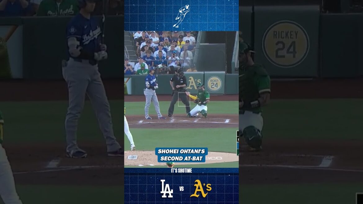 Deuxième match au bâton contre l'athlétisme de Shohei Ohtani 3