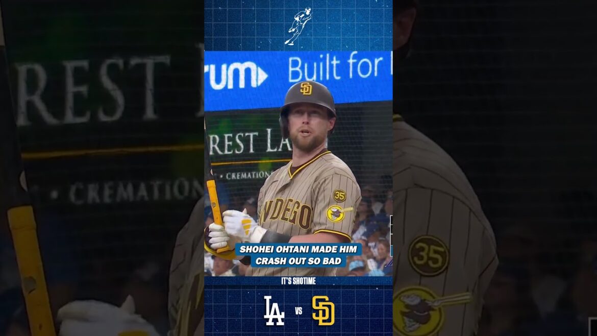 Shohei Ohtani le frappe si fort qu'il perd son sang-froid