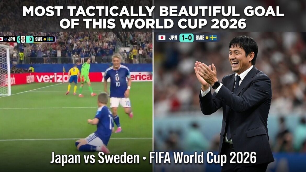 C’est le but le plus beau sur le plan tactique de la Coupe du monde 2026 Japon contre Suède C'est le but le plus beau sur le plan tactique de la Coupe du monde 2026 Japon contre Suède