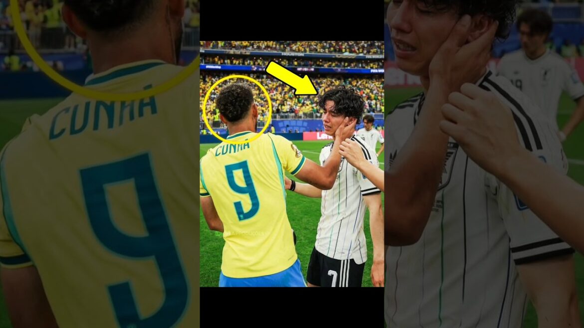 MATHEUS CUNHA A CONSOLÉ LE JOUEUR JAPONAIS !🥹🇧🇷