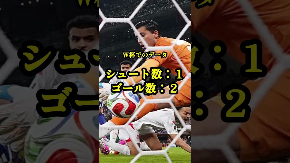 [Record rare en Coupe du Monde]Taux de conversion des tirs de Daichi Kamata 200% #shorts