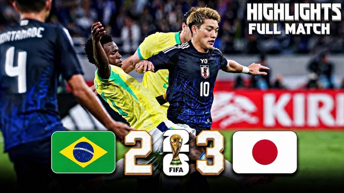 Brésil vs Japon 2-3 Faits saillants | Retour historique au Japon