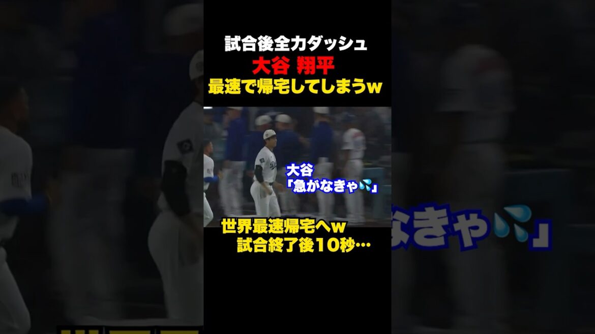 Shohei Otani est découvert sur le chemin du retour le plus rapide du monde mdr Shohei Otani est découvert sur le chemin du retour le plus rapide du monde mdr