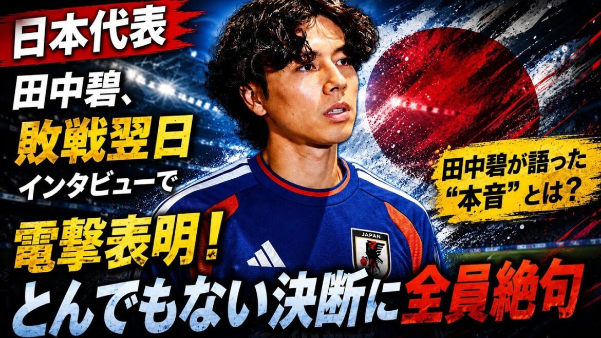 Ao Tanaka exprime ses sentiments bruts et honnêtes le lendemain de la défaite déchirante du Japon !!