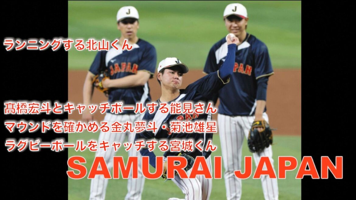 [WBC2026]Lanceurs vérifiant la sensation de l'enclos des releveurs (Yumeto Kanamaru, Yusei Kikuchi, Hiroto Takahashi, Daiya Miyagi, Wataru Kitayama) (vidéo locale) #Baseball #japan #samuraijapan #professional baseball #shoheiotani