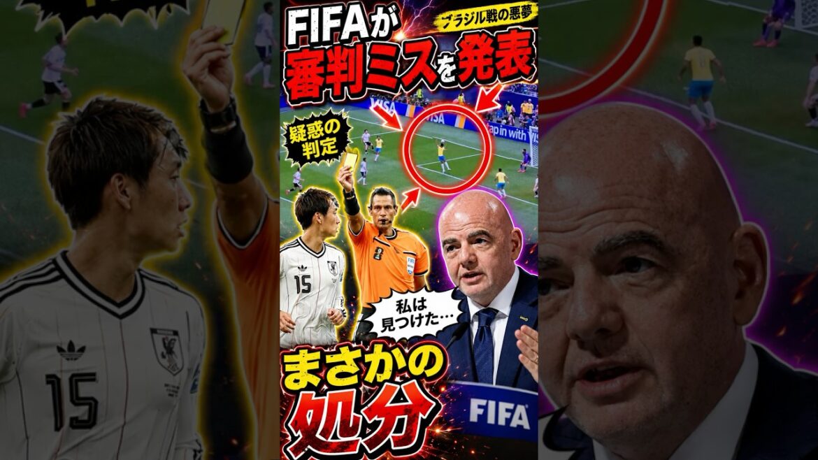 La Fédération Internationale de Football a-t-elle enfin présenté ses excuses ? Décisions suspectes qui ont frappé l'équipe nationale japonaise, un cauchemar contre le Brésil