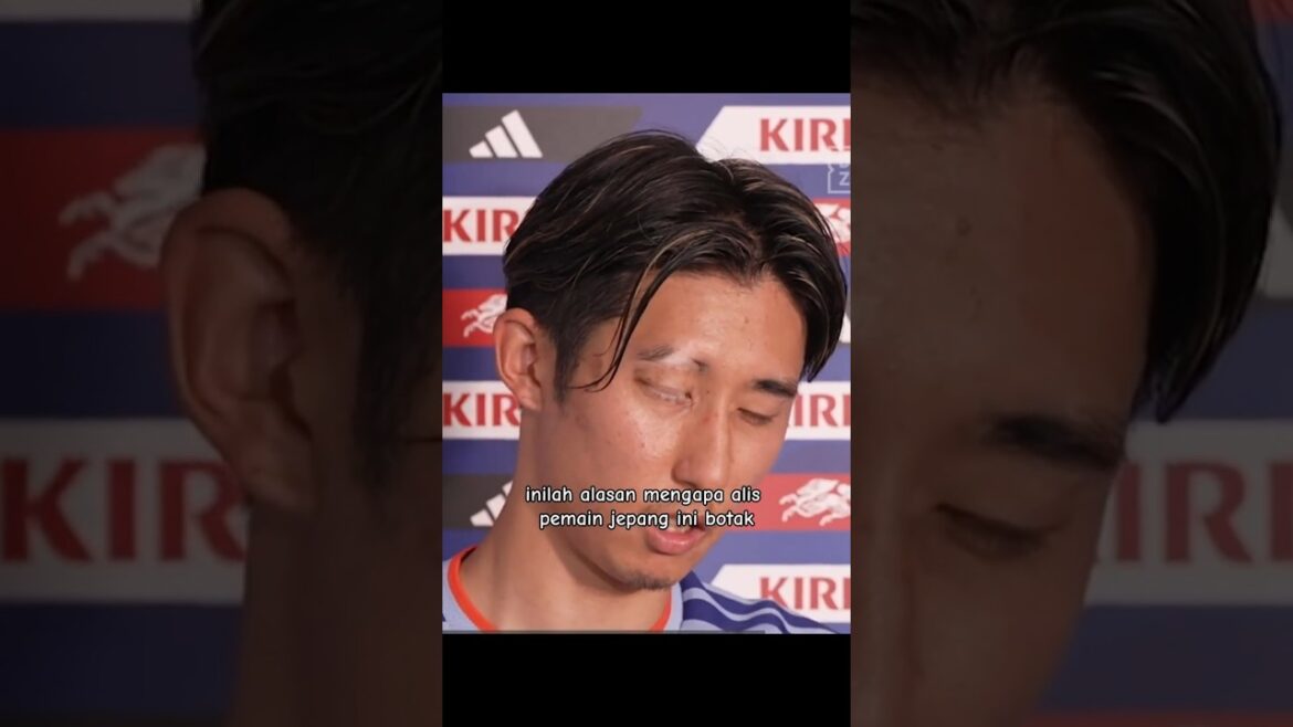 Pourquoi les sourcils de ce joueur japonais semblent-ils chauves !! #japon #bolabola #brésil