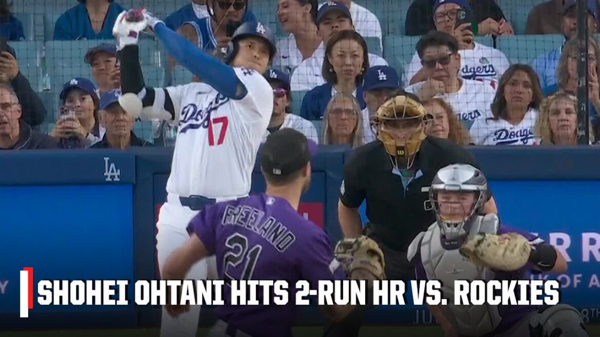 Shohei Ohtani frappe son 19e circuit de la saison avec un circuit de 2 points 💪 | ESPN MLB