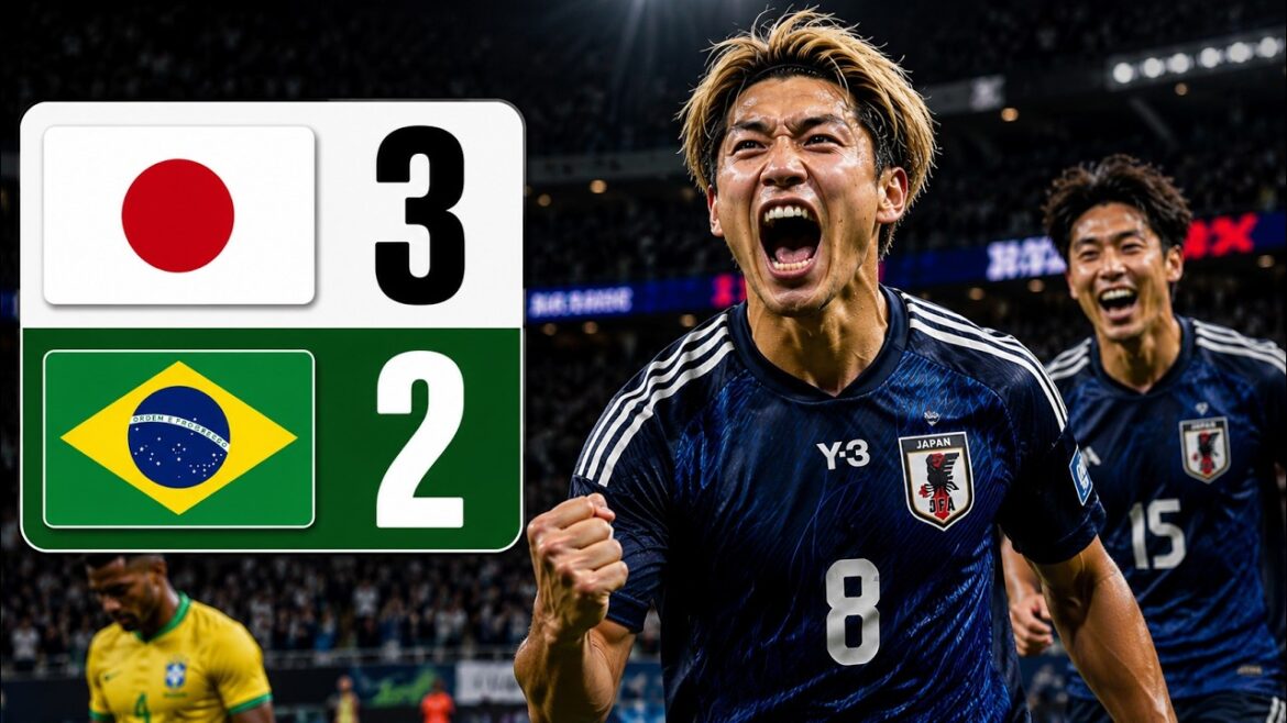 Le superbe retour du Japon 3-2 contre le Brésil ! 🇯🇵🇧🇷 Le superbe retour du Japon 3-2 contre le Brésil ! 🇯🇵🇧🇷