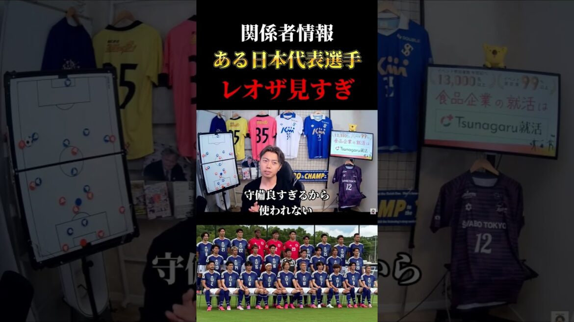 [Équipe nationale du Japon]Les informations provenant des parties liées indiquent que les joueurs de l'équipe nationale japonaise regardent Leosa. Découpe de Leoza #Équipe nationale de football du Japon #Football #Coupe du Monde